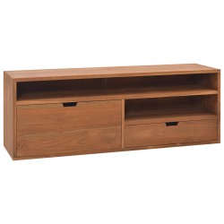 Tömör tíkfa tv-szekrény 110 x 30 x 40 cm