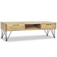 Tömör tíkfa tv-szekrény 120 x 35 x 35 cm