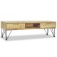 Tömör tíkfa tv-szekrény 120 x 35 x 35 cm Tömör tíkfa tv-szekrény 120 x 35 x 35 cm