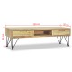 Tömör tíkfa tv-szekrény 120 x 35 x 35 cm Tömör tíkfa tv-szekrény 120 x 35 x 35 cm