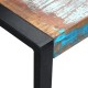Tömör újrahasznosított fa dohányzóasztal 80 x 80 x 40 cm Tömör újrahasznosított fa dohányzóasztal 80 x 80 x 40 cm