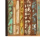Tömör újrahasznosított fa étkezőasztal 180 x 90 x 75 cm