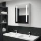 Tükrös fürdőszobaszekrény led világítással 50 x 13 x 70 cm