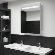 Tükrös fürdőszobaszekrény led világítással 60 x 11 x 80 cm