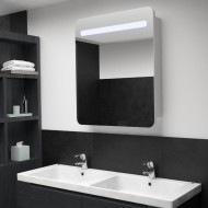 Tükrös fürdőszobaszekrény led világítással 68 x 9 x 80 cm