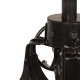 Újrahasznosított tömör fa bárasztal 75 x (76-110) cm