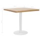 Világosbarna mdf bisztróasztal 80 x 80 cm