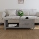 Világosszürke tömör fenyőfa dohányzóasztal 100 x 55 x 35 cm Világosszürke tömör fenyőfa dohányzóasztal 100 x 55 x 35 cm