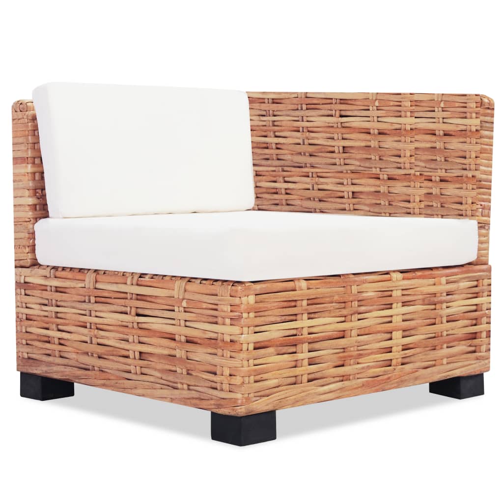 14 részes természetes rattan kanapészett 14 részes természetes rattan kanapészett