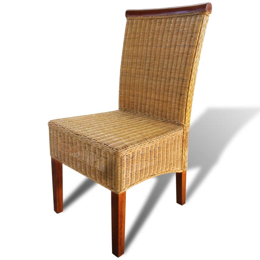 2 db barna természetes rattan étkezőszék 2 db barna természetes rattan étkezőszék