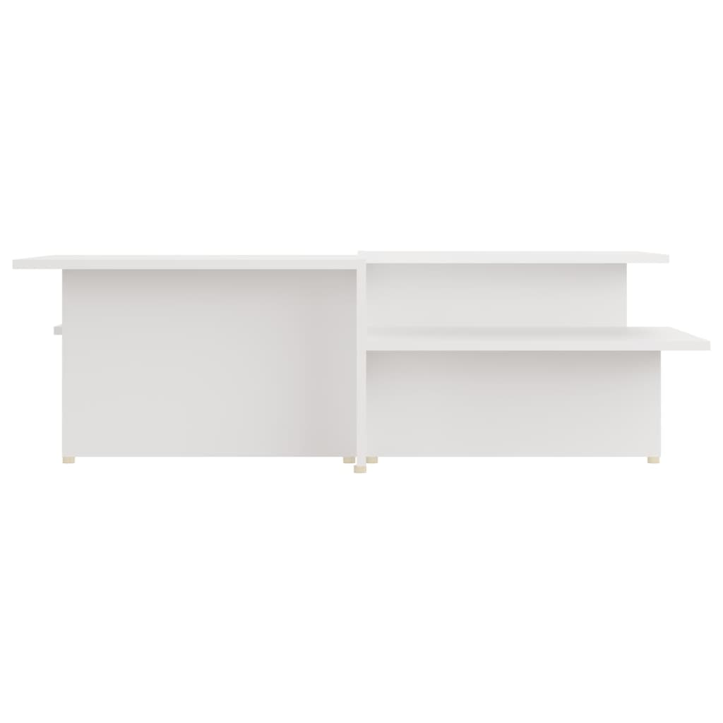 2 db fehér forgácslap dohányzóasztal 111,5 x 50 x 33 cm 2 db fehér forgácslap dohányzóasztal 111,5 x 50 x 33 cm