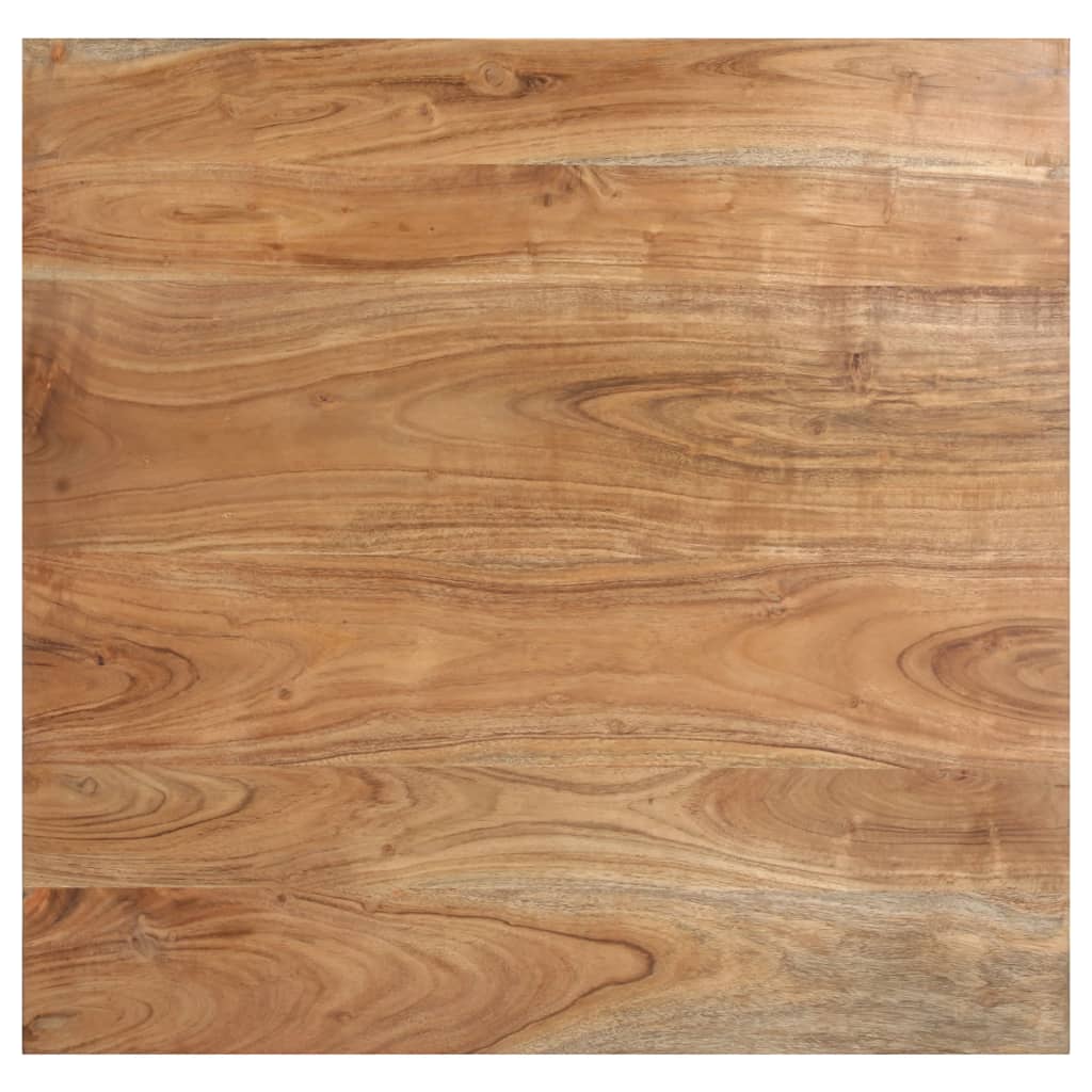 2 db tömör akácfa rakásolható dohányzóasztal