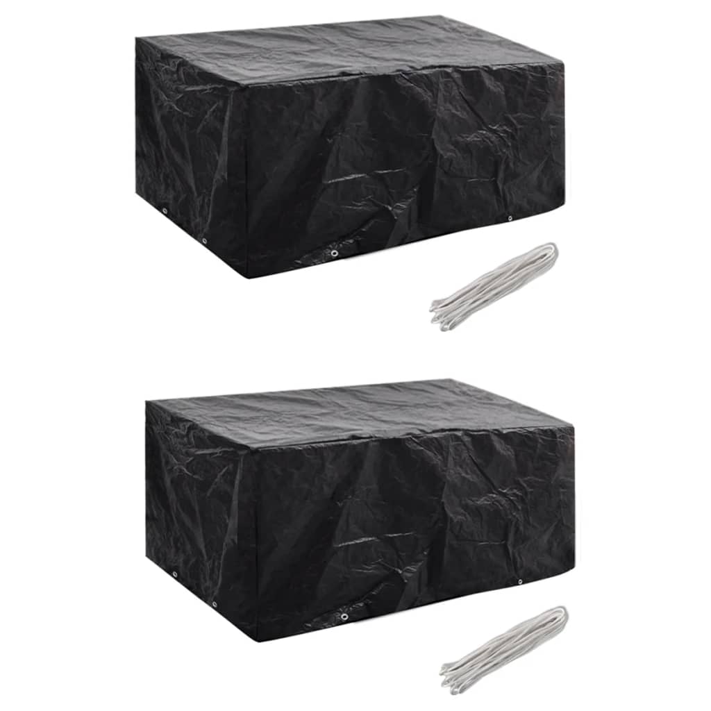 2 db védőhuzat 4 személyes polyrattan szetthez 180 x 140 cm