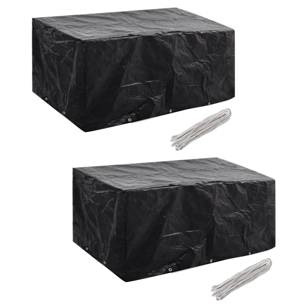 2 db védőhuzat 6 személyes polyrattan szetthez 240 x 140 cm