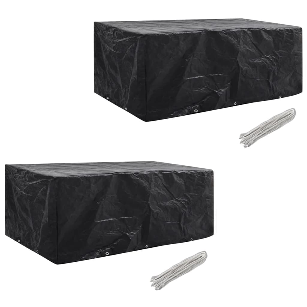 2 db védőhuzat 8 személyes polyrattan szetthez 229 x 113 cm