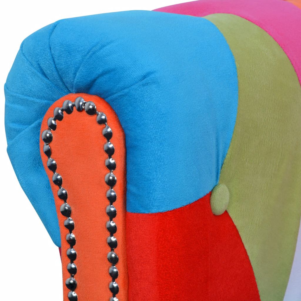 2 személyes chesterfield szövetkanapé