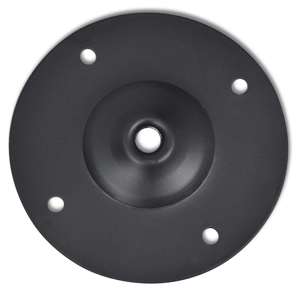 2 teleszkópos asztalláb 710 mm - 1100 mm fekete