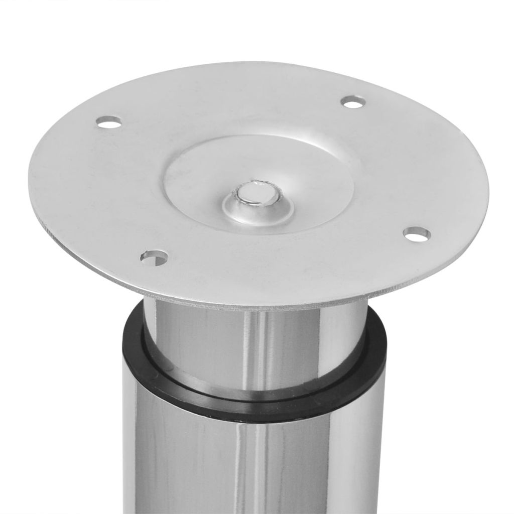 2 teleszkópos asztalláb 710 mm - 1100 mm króm