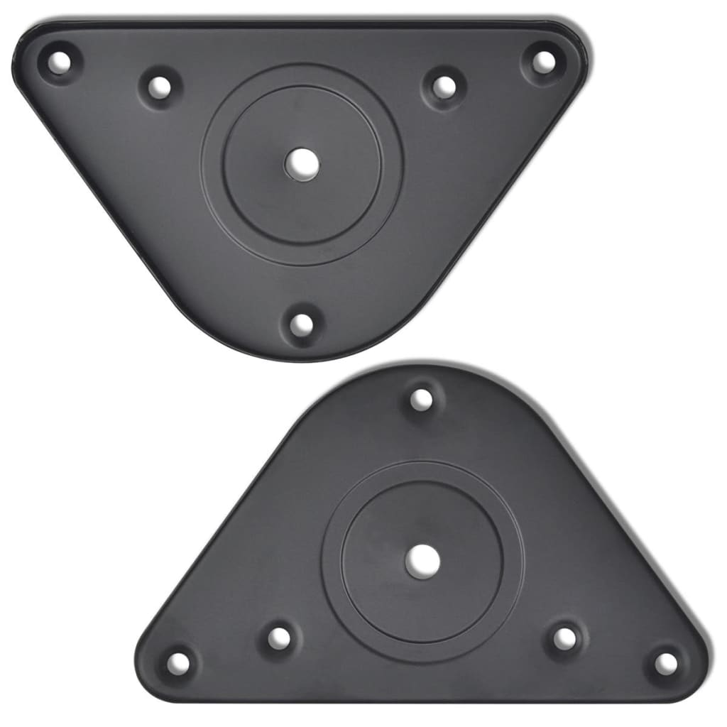 242148 4 height adjustable table legs black 710 mm