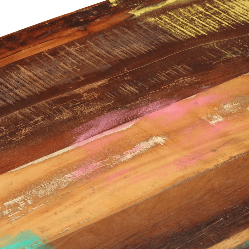 3-fiókos újrahasznosított fa dohányzóasztal 100 x 50 x 35 cm