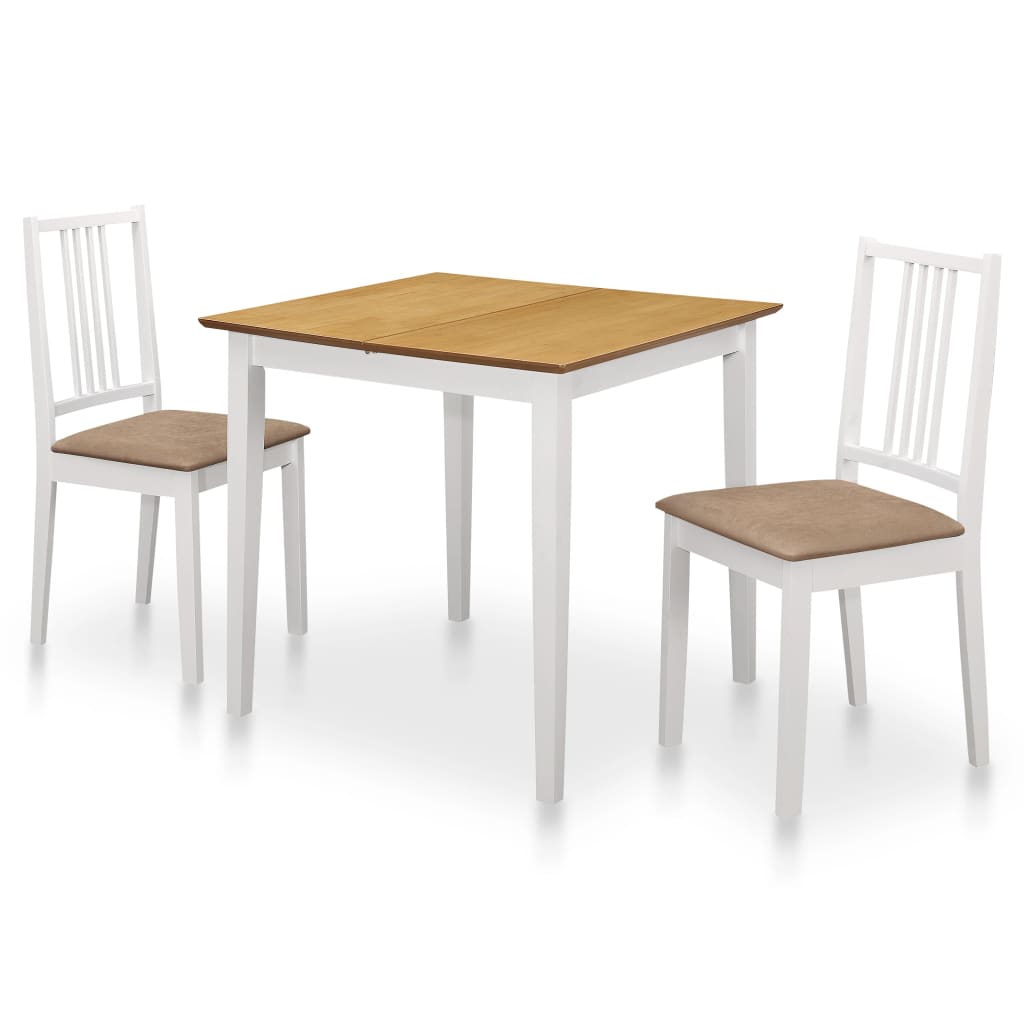 3-részes fehér mdf étkezőszett