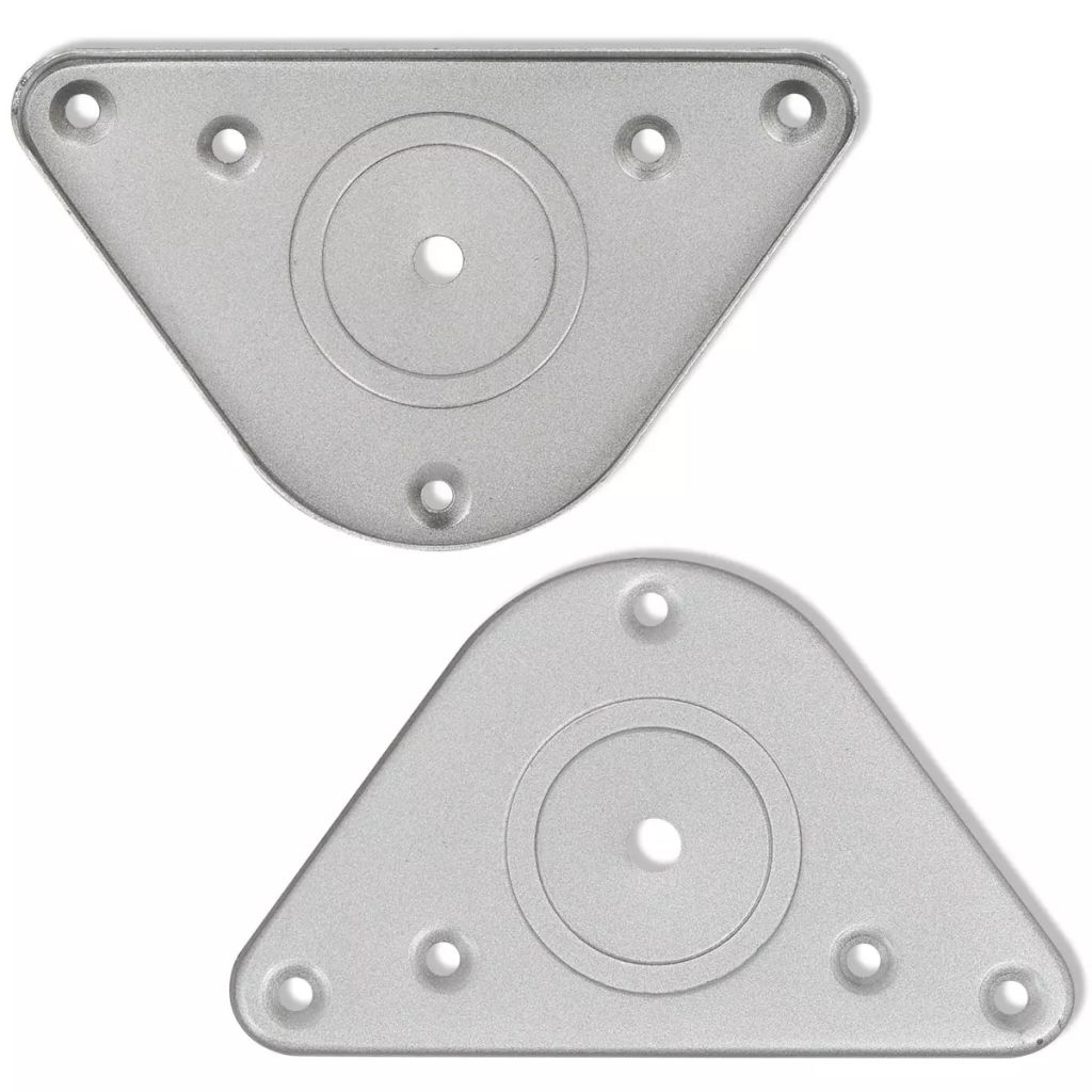 4 db állítható magasságú asztalláb 710 matt nikkel