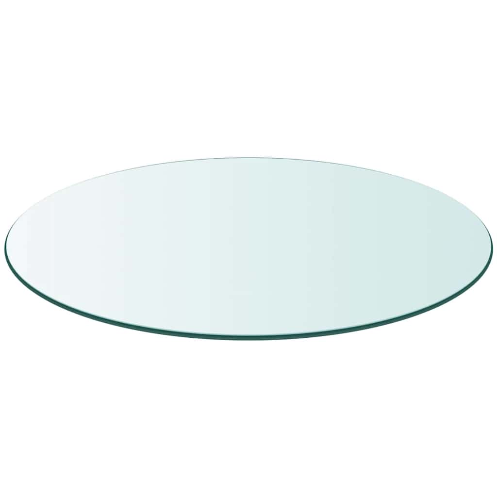 Edzett üveg asztallap kerek 500 mm