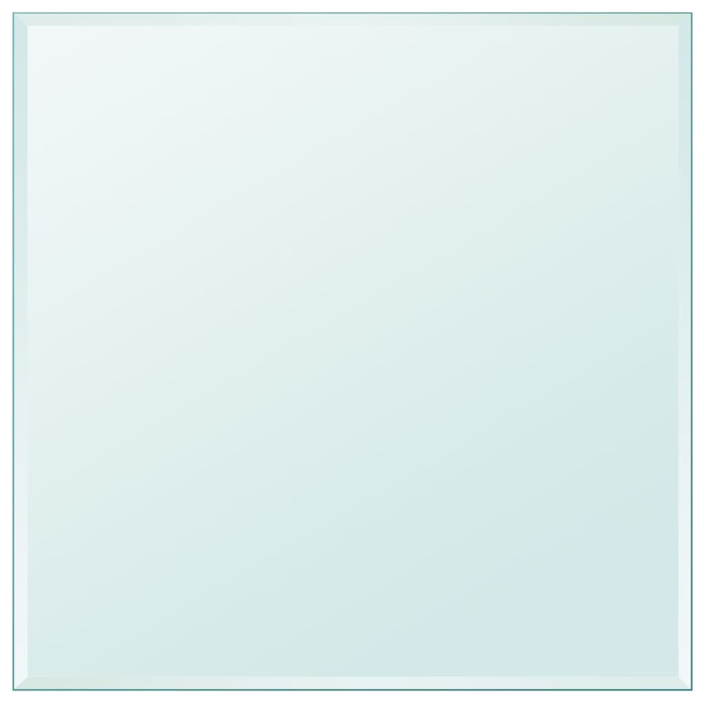 Edzett üveg asztallap négyszögletes 700x700 mm