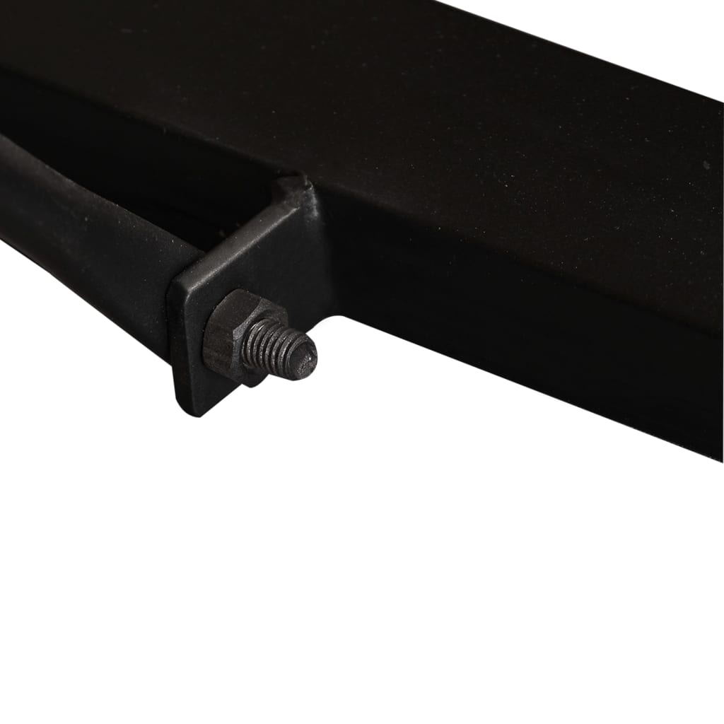 Tömör újrahasznosított fa étkezőasztal 120 cm
