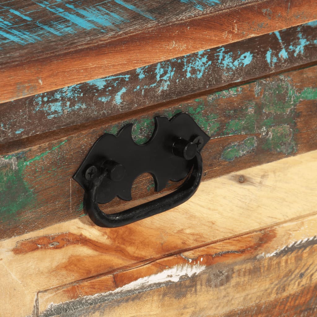 Tömör újrahasznosított fa cipőtároló pad