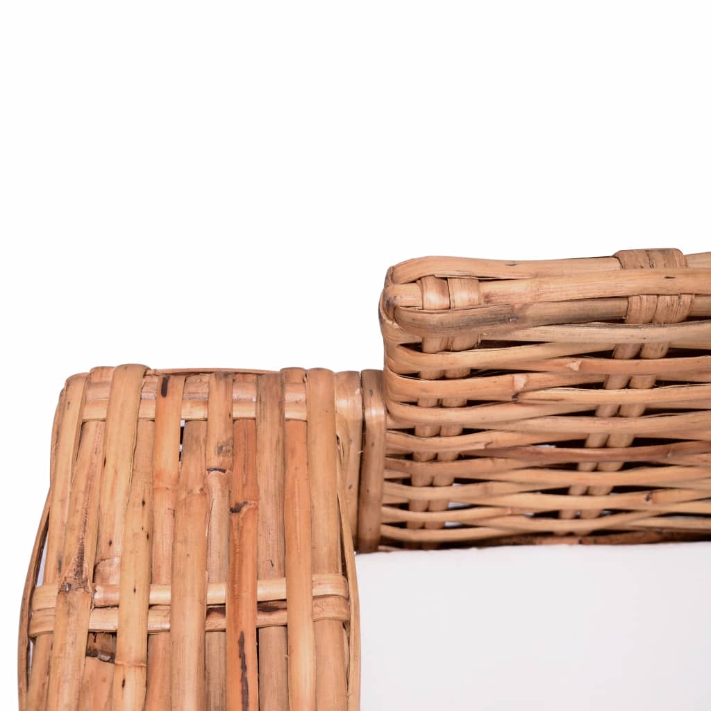 15 részes természetes rattan kanapészett 15 részes természetes rattan kanapészett