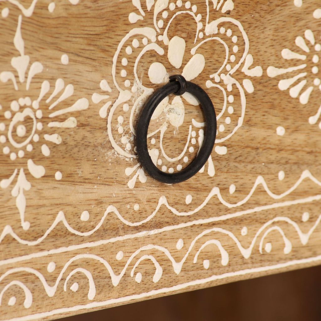 Tömör mangófa tv-szekrény 120 x 30 x 40 cm