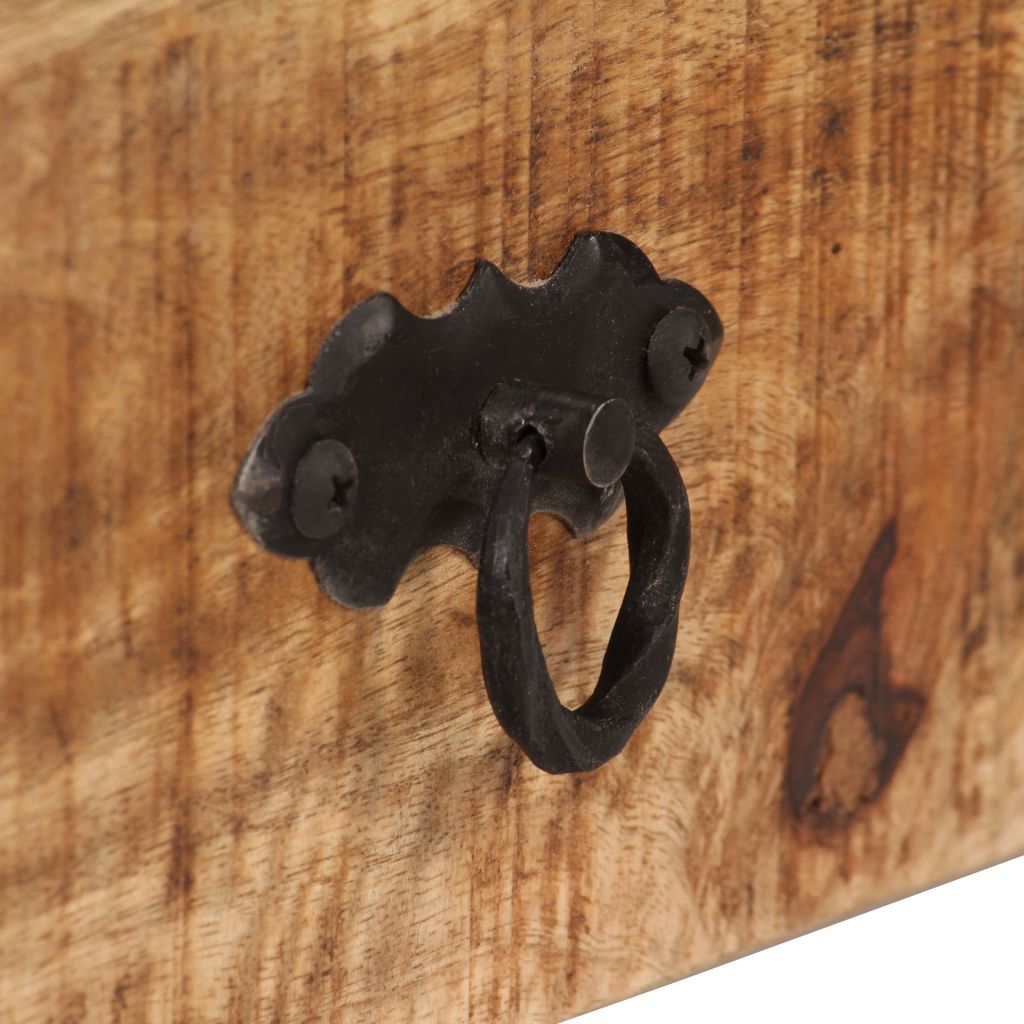 Tömör mangófa tv-szekrény 120 x 30 x 40 cm