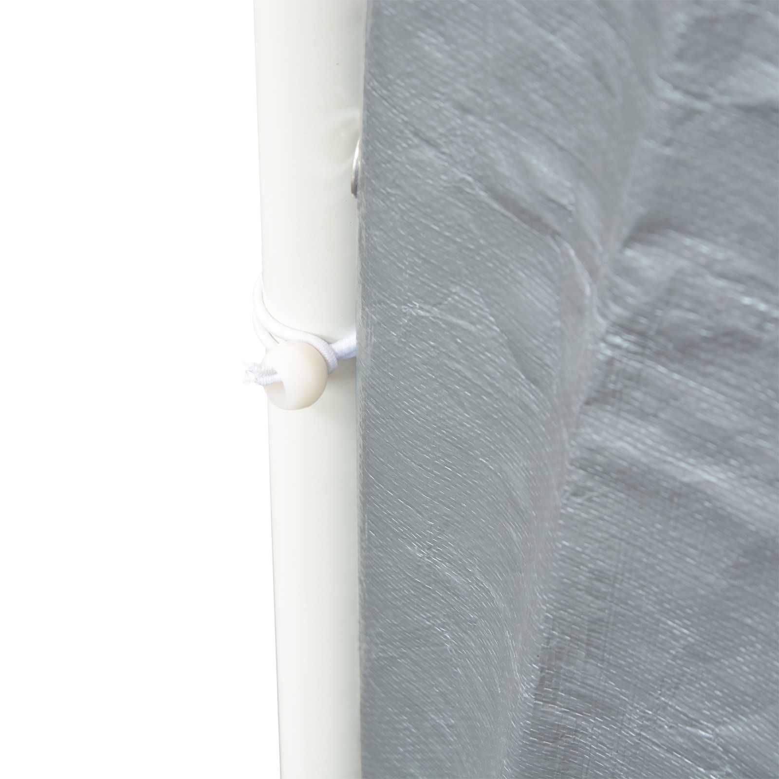 Sátor textil váz nélkül szürke 8 x 4 m pe