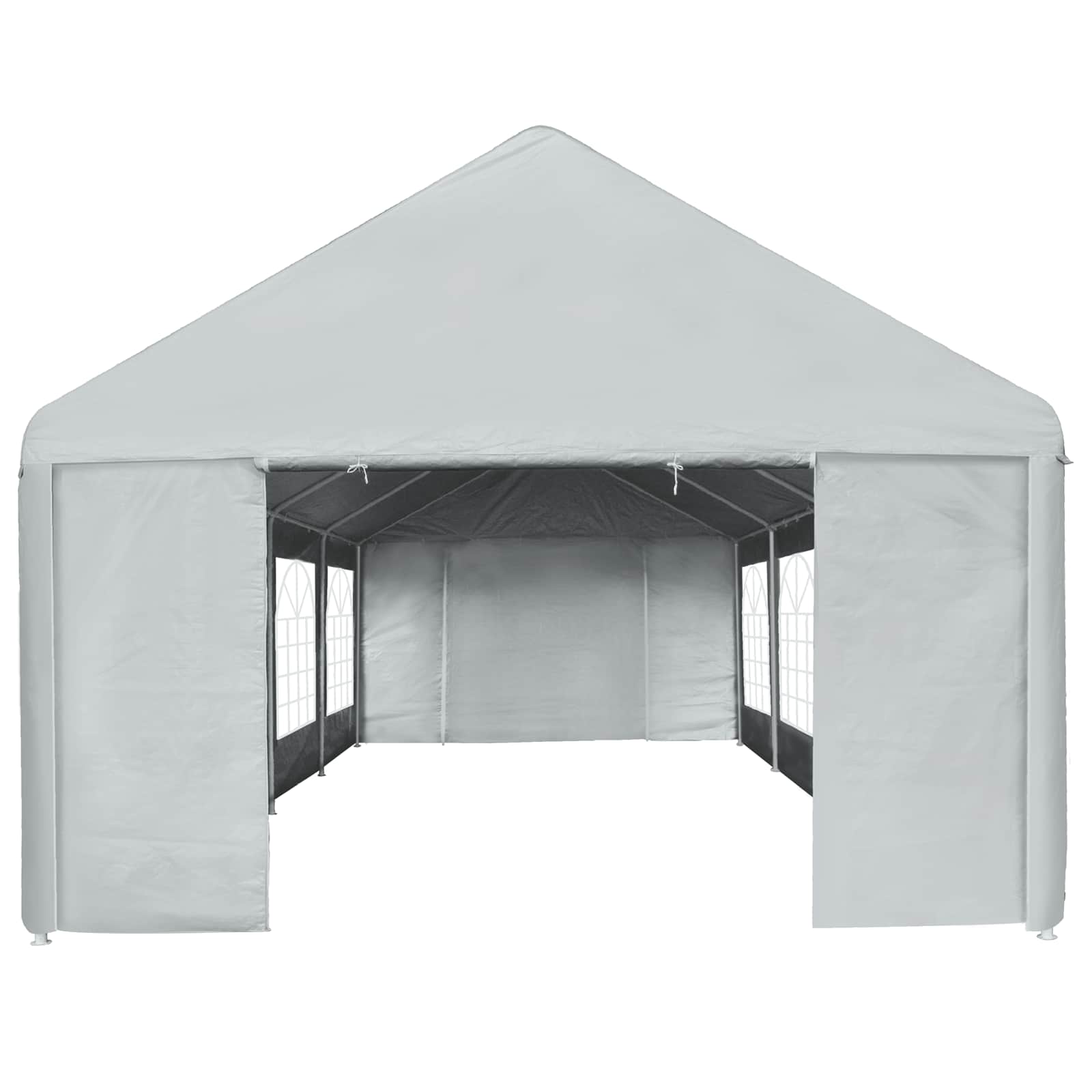 Sátor textil váz nélkül szürke 8 x 4 m pe