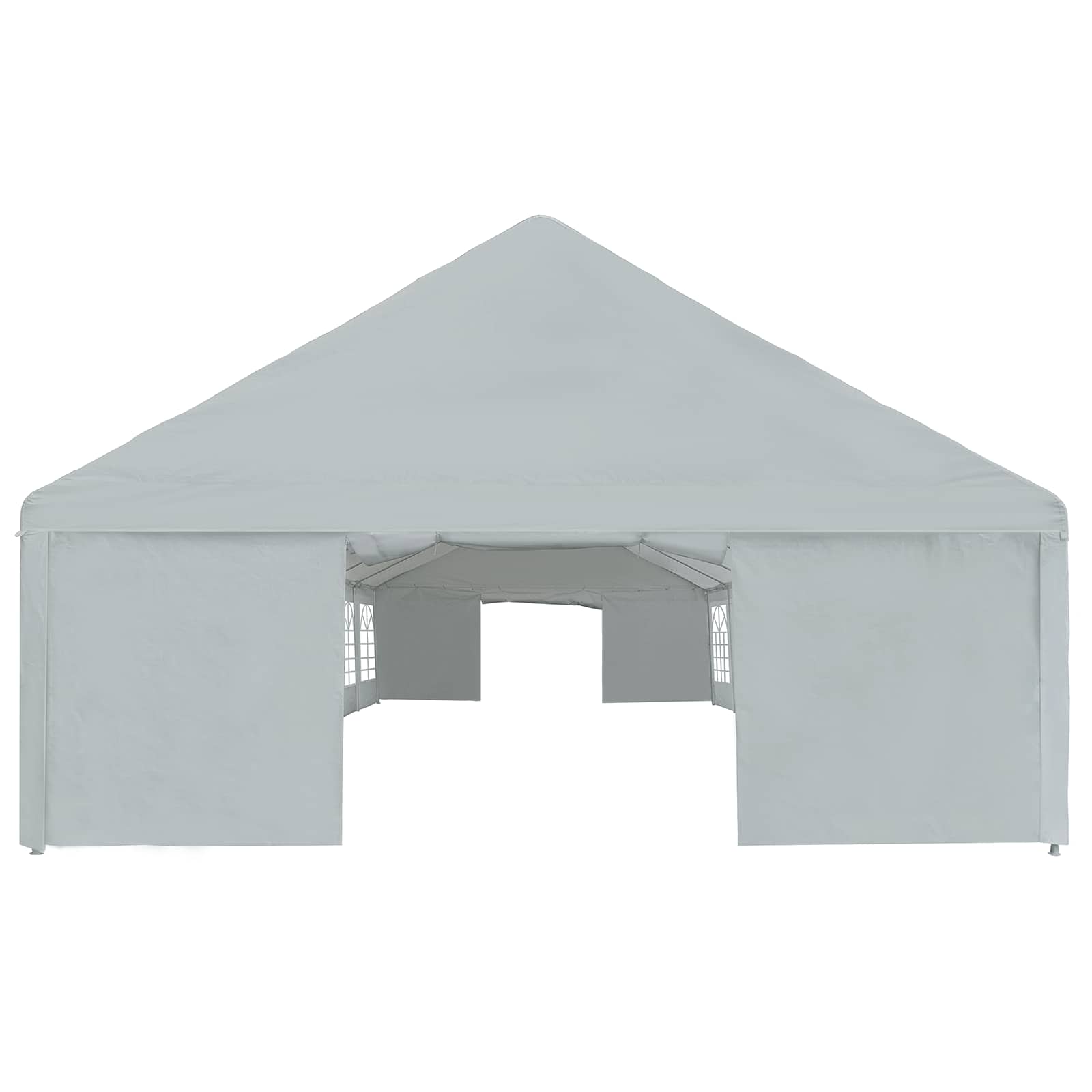 Sátor textil váz nélkül szürke 12 x 6 m pe