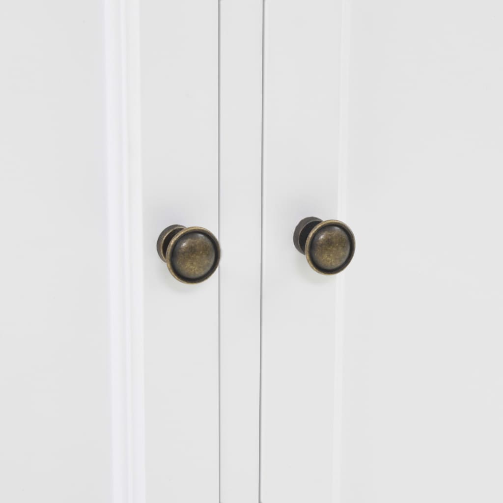 4 ajtós mdf és fenyő kredenc 80 x 40 x 180 cm