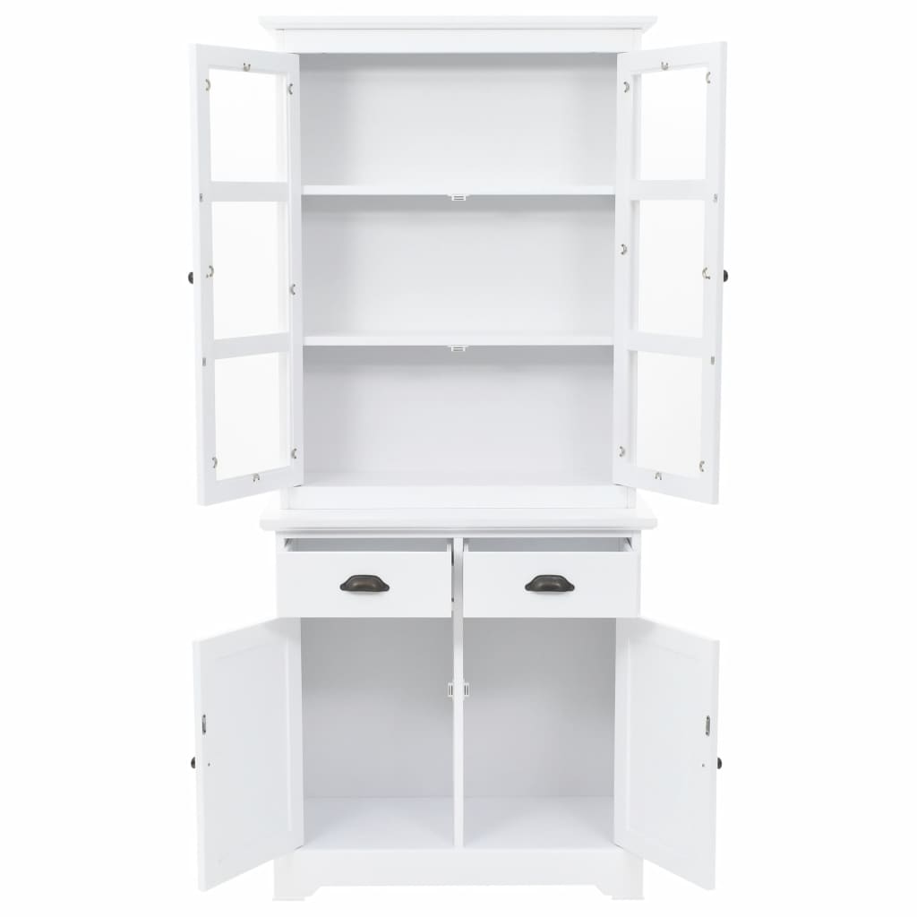 4 ajtós mdf és fenyő kredenc 80 x 40 x 180 cm