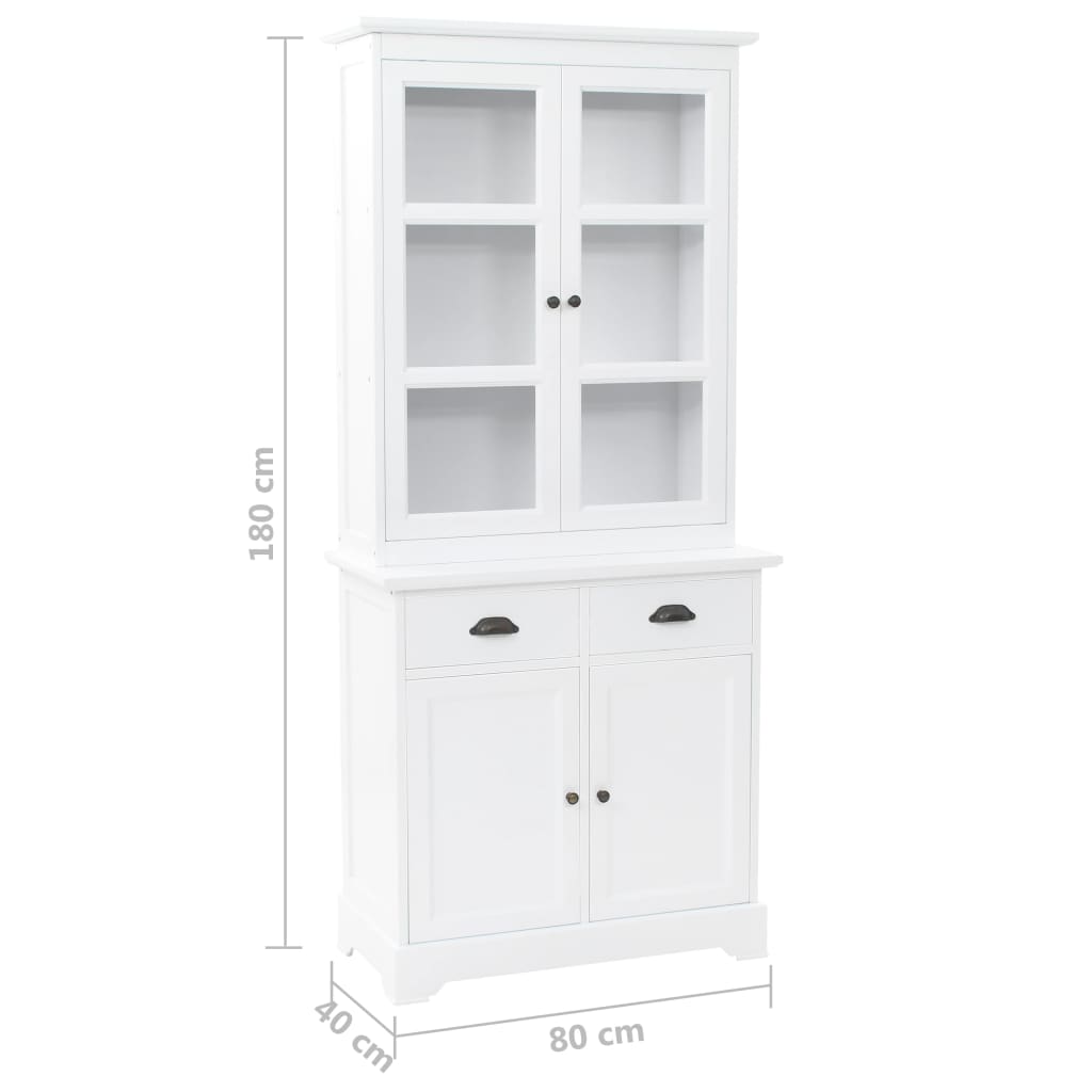 4 ajtós mdf és fenyő kredenc 80 x 40 x 180 cm