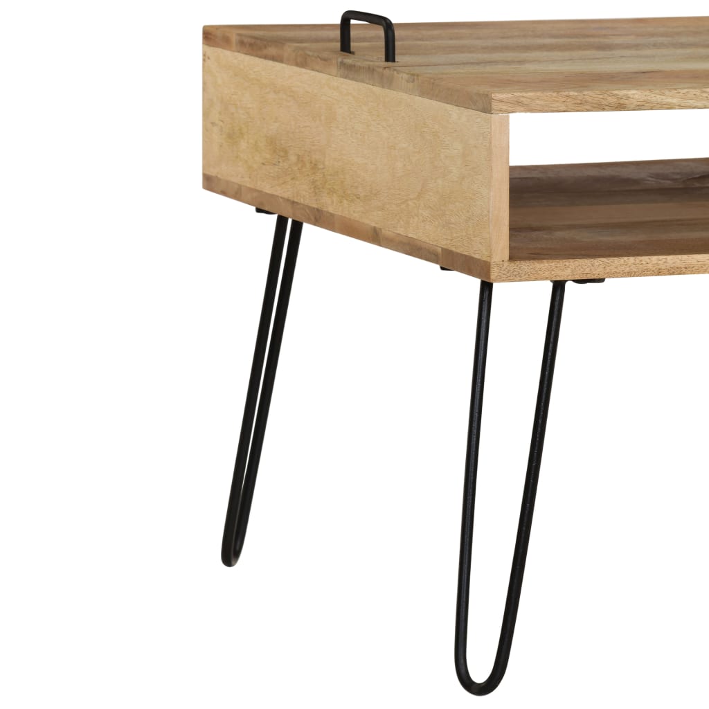 Tömör mangófa tv-állvány 110 x 35 x 45 cm