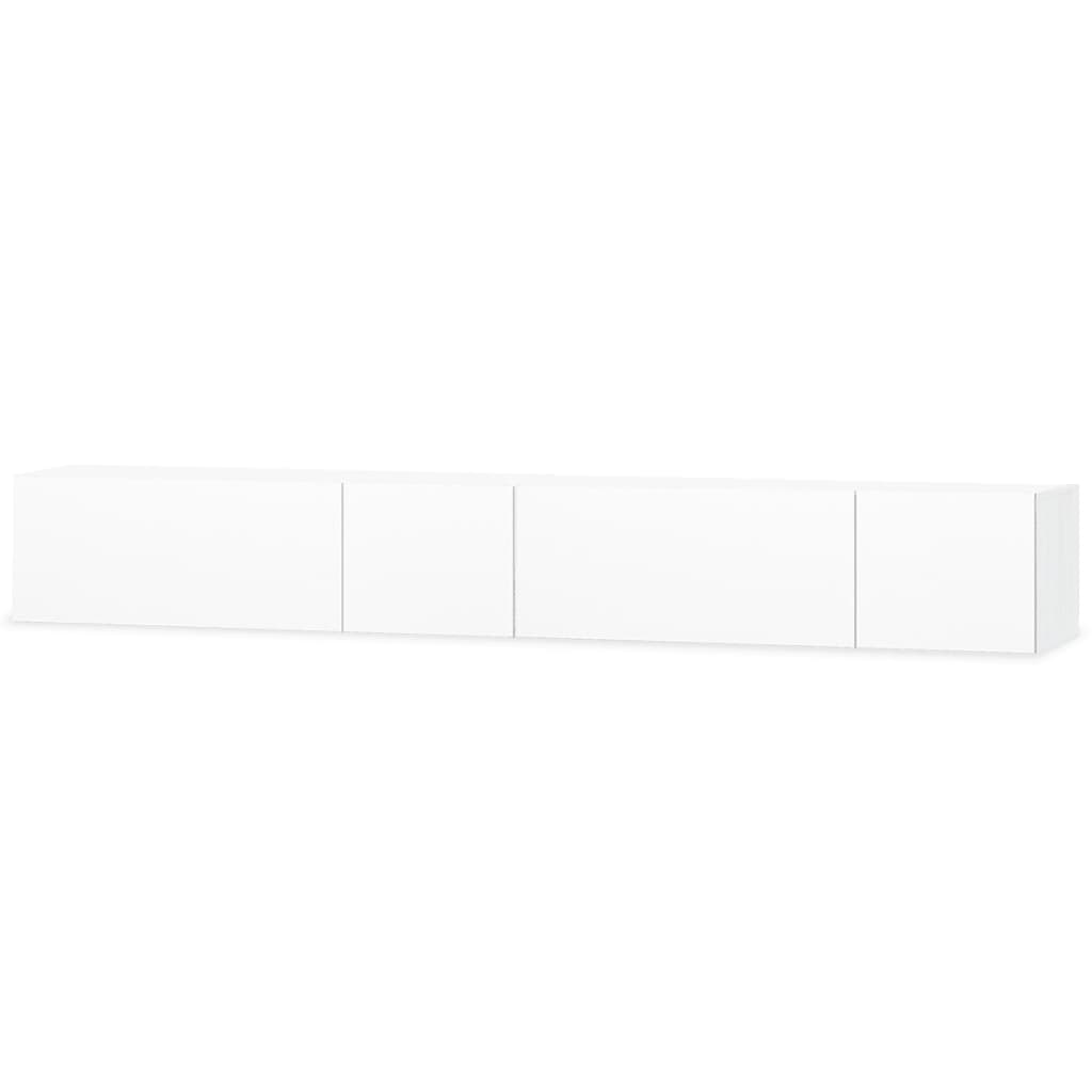 2 db fehér magasfényű furnér tv szekrény 120 x 40 x 34 cm 2 db fehér magasfényű furnér tv szekrény 120 x 40 x 34 cm