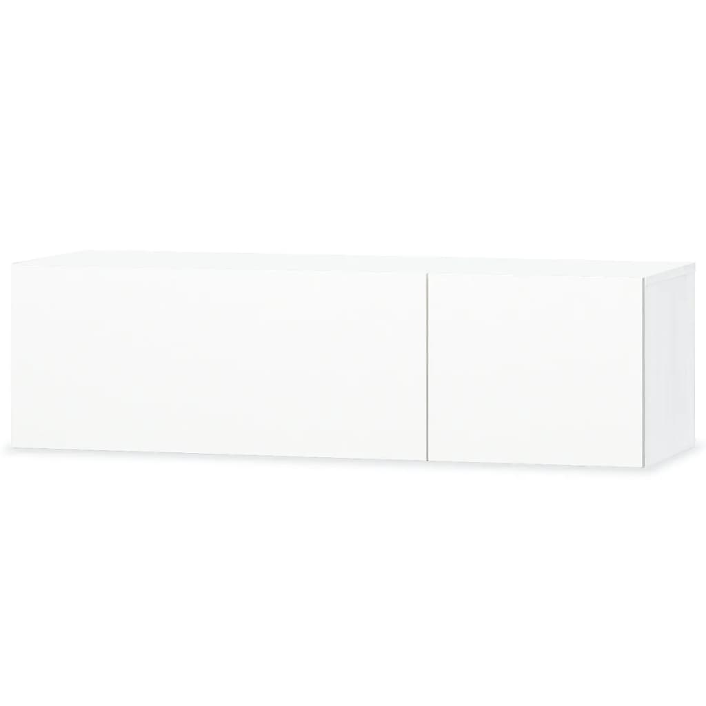 2 db fehér magasfényű furnér tv szekrény 120 x 40 x 34 cm 2 db fehér magasfényű furnér tv szekrény 120 x 40 x 34 cm