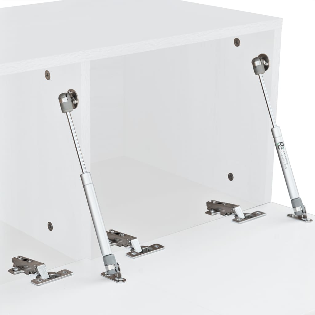2 db fehér magasfényű furnér tv szekrény 120 x 40 x 34 cm 2 db fehér magasfényű furnér tv szekrény 120 x 40 x 34 cm