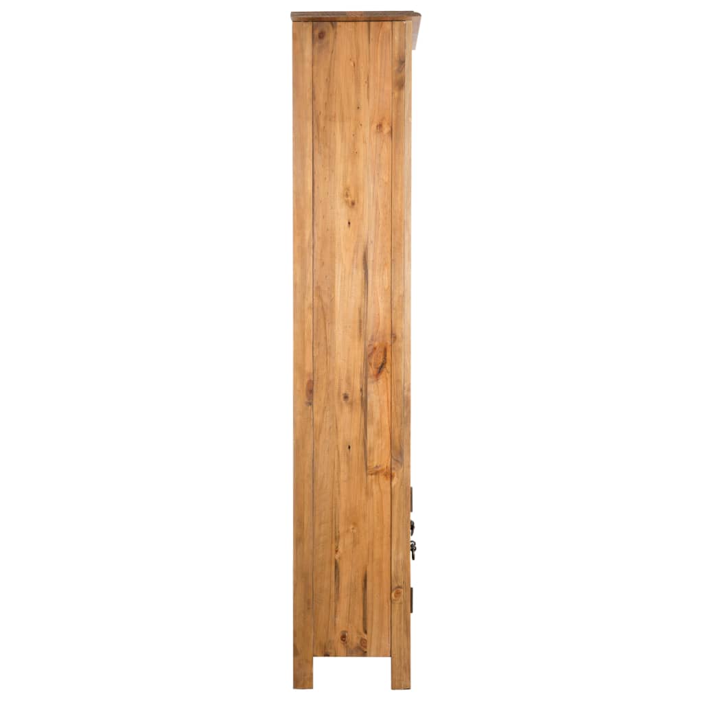 Tömör újrahasznosított fenyőfa állószekrény 48 x 32 x 170 cm Tömör újrahasznosított fenyőfa állószekrény 48 x 32 x 170 cm