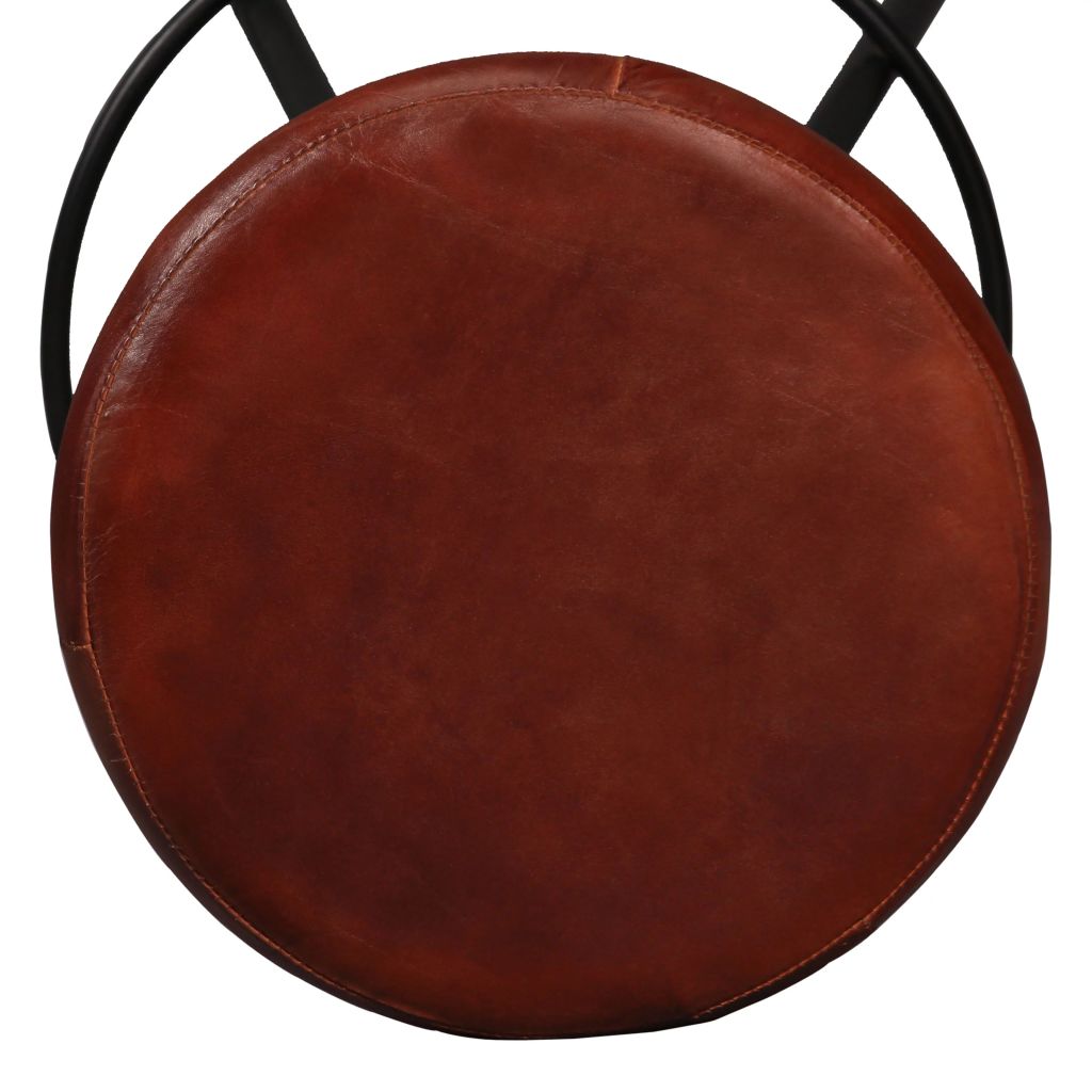 5-részes tömör akácfa és valódi bőr bárszett