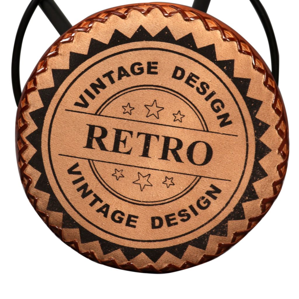 5-részes tömör akácfa/valódi bőr/vászon bárszett