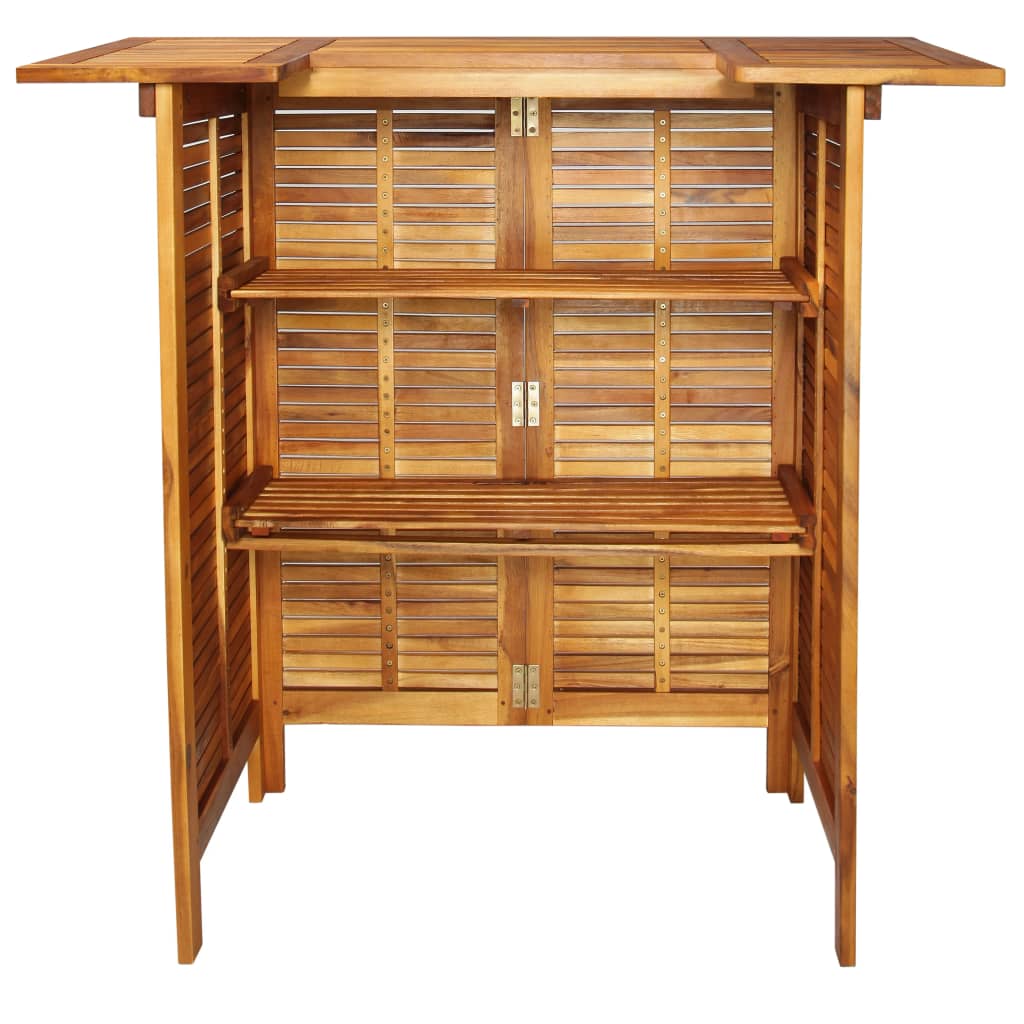 Tömör akácfa bárasztal 110 x 50 x 105 cm