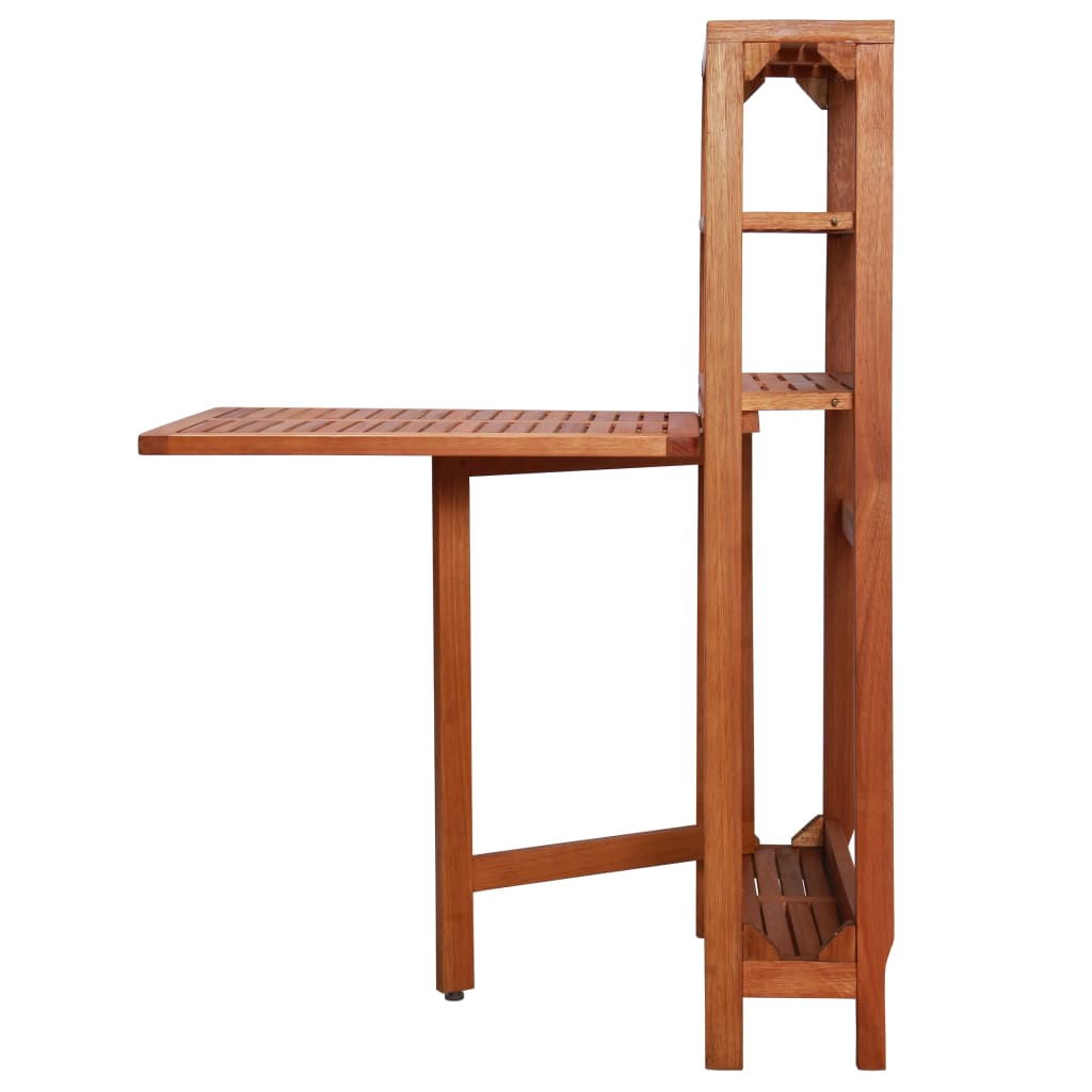 3 darabos összecsukható tömör akácfa bisztrószett