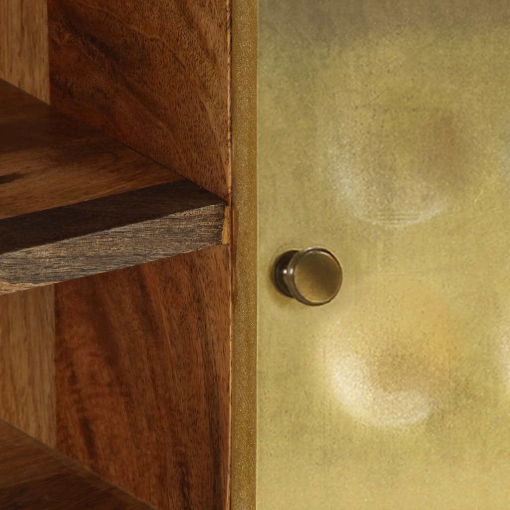 Tömör mangófa tv-szekrény 120 x 30 x 45 cm