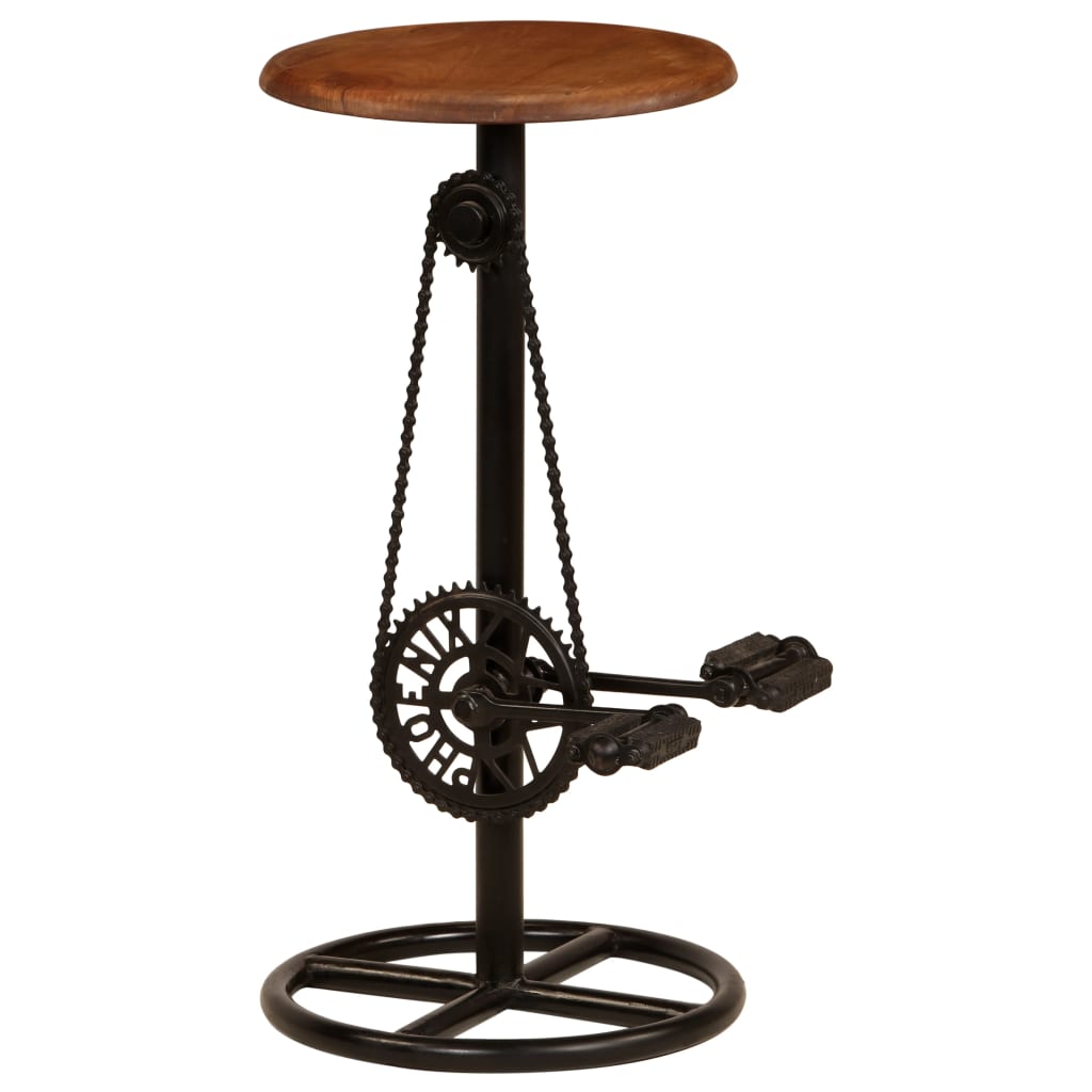 2 db tömör mangófa bárszék